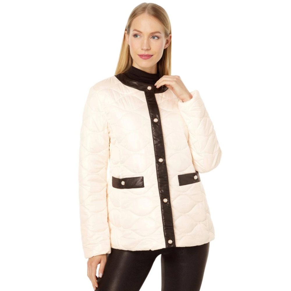 Kate Spade Pearl Snap Puffer Jacket